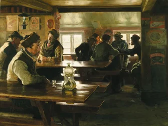 In der Schenke des Kaufmanns Winther in Skagen